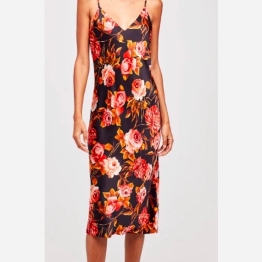 l’agance slip dress size 2 NWT